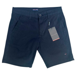 Denton Twill Slim 9.5" Inseam Bermuda Dark Blue Shorts