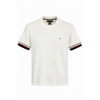 Mixed Texture T-Shirt White