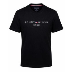 Core Tommy Logo Tee Black