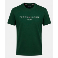 Core Tommy Logo Tee Green