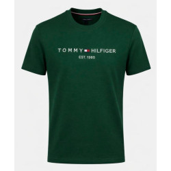 Core Tommy Logo Tee Green